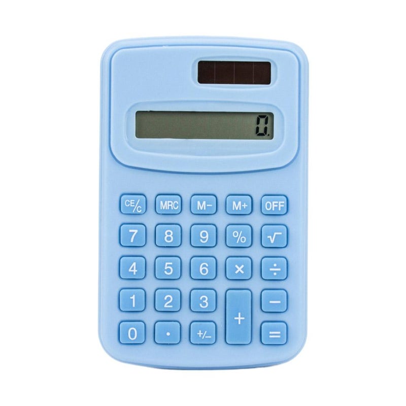 Cute and stylish mini solid color calculator K888 portable accounting office computer - Image 1